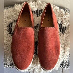 Birdies 9.5 The Swift Slip-on Leather Nutmeg Brown Comfort Flat ✨Like New!!